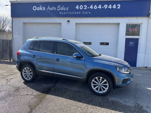 2017 Volkswagen Tiguan for sale at Oak's Auto Sales in Lincoln NE