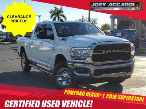 2022 RAM 2500 for sale at PHIL SMITH AUTOMOTIVE GROUP - Joey Accardi Chrysler Dodge Jeep Ram in Pompano Beach FL