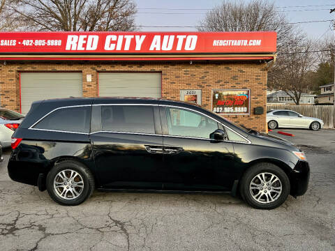 2013 Honda Odyssey for sale at Red City  Auto in Omaha NE
