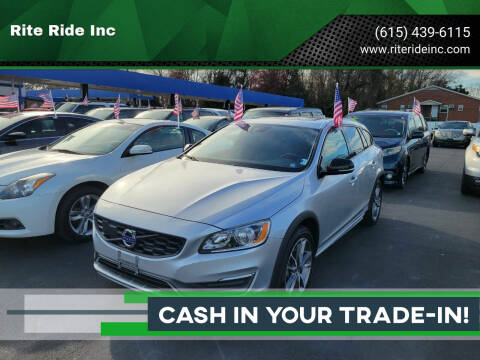 2016 Volvo V60 Cross Country for sale at RITE RIDE INC. in Murfreesboro TN