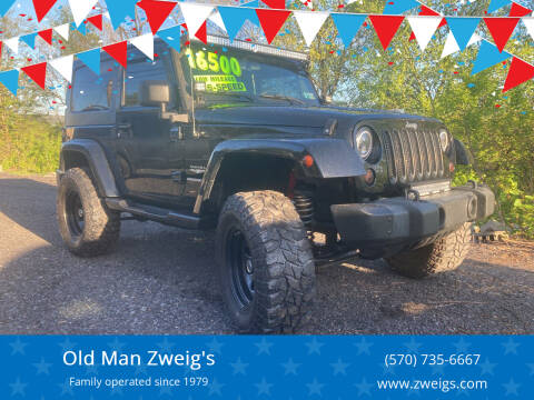 2008 Jeep Wrangler for sale at Old Man Zweig's in Plymouth PA