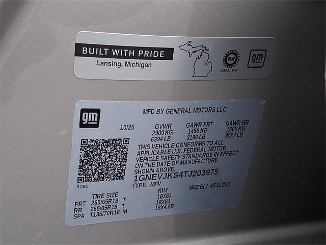 2026 Chevrolet Traverse Z71