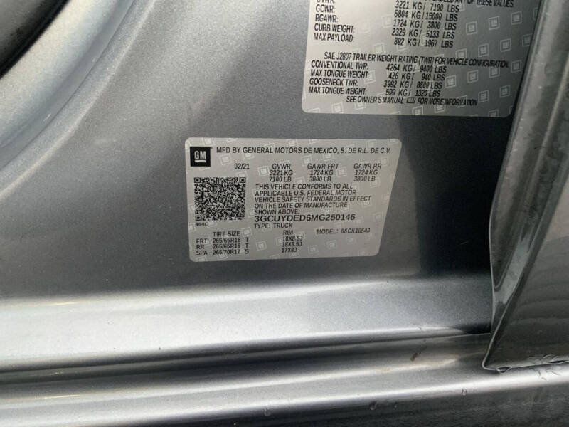 2021 Chevrolet Silverado 1500