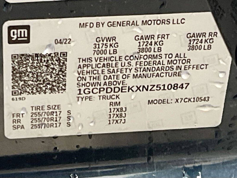 2022 Chevrolet Silverado 1500