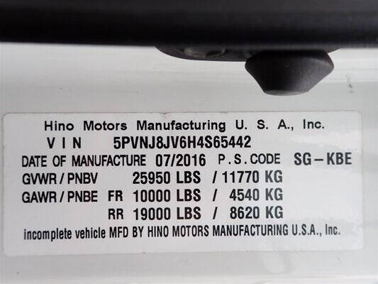 2017 Hino 268A