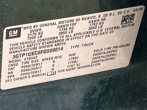 2015 GMC Sierra 1500