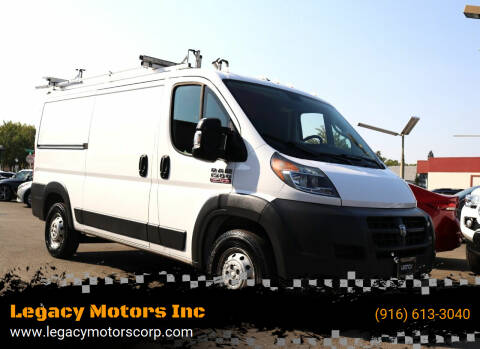2017 RAM ProMaster for sale at Legacy Motors Inc in Roseville CA