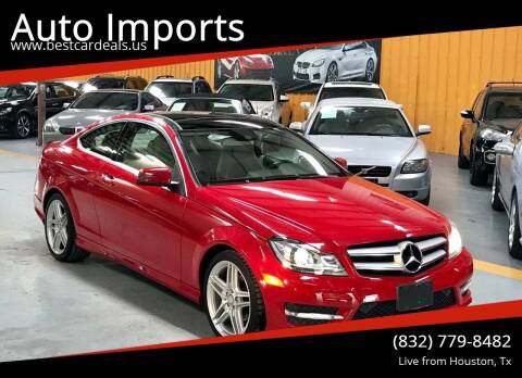 2012 Mercedes-Benz C-Class for sale at Auto Imports in Houston TX