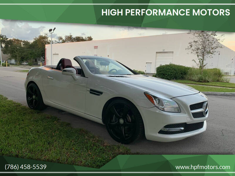 2014 Mercedes-Benz SLK for sale at HIGH PERFORMANCE MOTORS in Hollywood FL