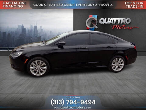 2015 Chrysler 200 for sale at Quattro Motors in Redford MI