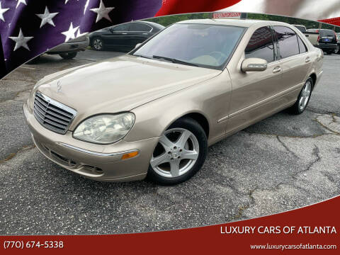 2005 Mercedes-Benz S-Class for sale at Luxury Cars of Atlanta in Snellville GA