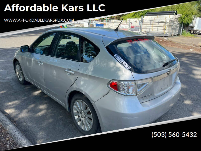 2010 Subaru Impreza for sale at Affordable Kars LLC in Portland OR