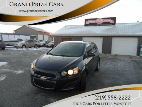 2015 Chevrolet Sonic for sale at Grand Prize Cars in Cedar Lake IN