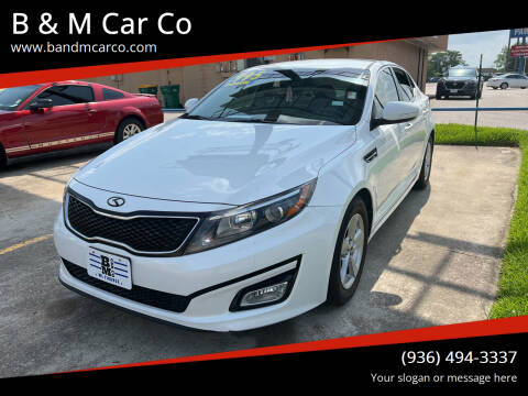 2015 Kia Optima for sale at B & M Car Co in Conroe TX