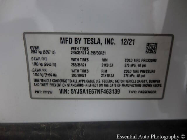 2022 Tesla Model S Plaid
