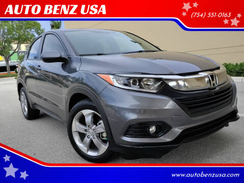 2022 Honda HR-V for sale at AUTO BENZ USA in Fort Lauderdale FL