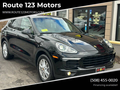 2016 Porsche Cayenne for sale at Route 123 Motors in Norton MA