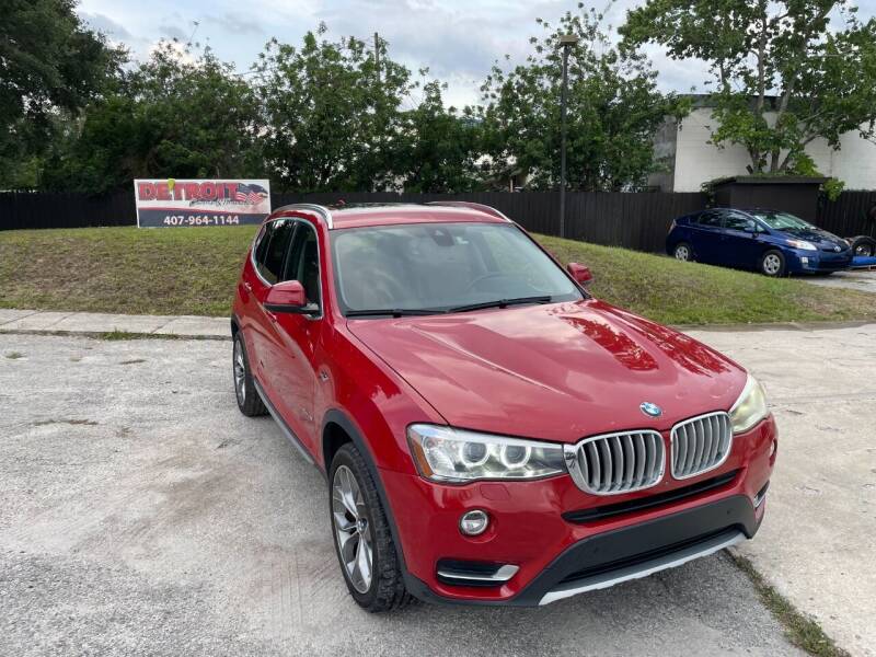 2015 BMW X3 for sale at Detroit Cars and Trucks in Orlando FL