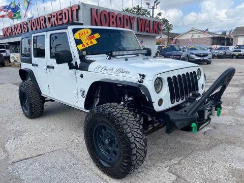 2014 Jeep Wrangler Unlimited for sale at Giant Auto Mart in Houston TX