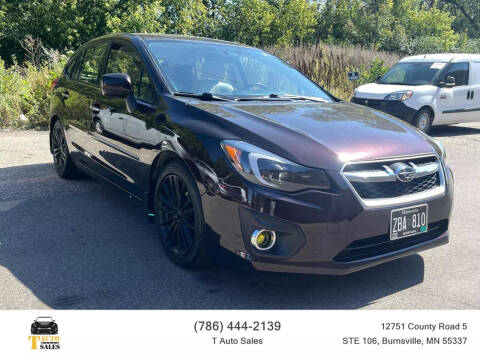 2012 Subaru Impreza for sale at T AUTO SALES LLC in Burnsville MN