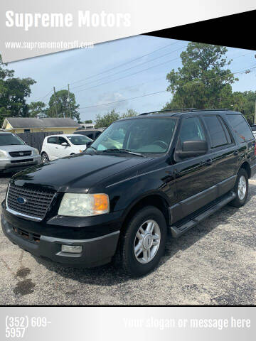 2004 Ford Expedition for sale at Supreme Motors in Leesburg FL