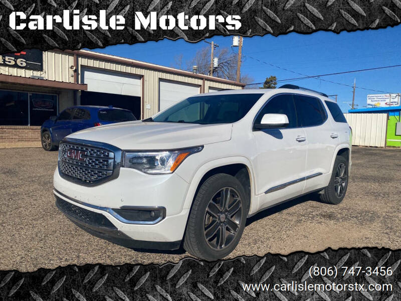 2018 GMC Acadia for sale at Carlisle Motors in Lubbock TX