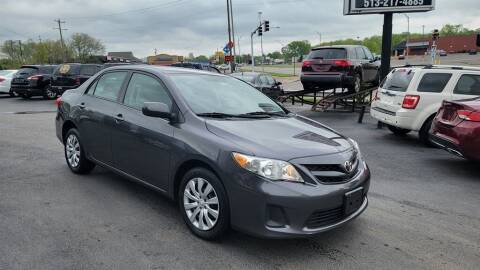 2012 Toyota Corolla for sale at FIRST CHOICE AUTO Inc in Middletown OH