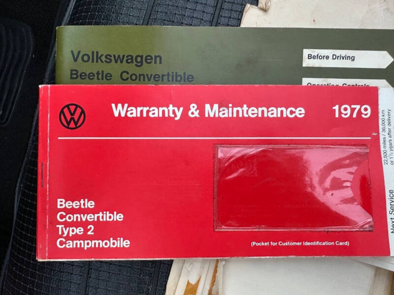 1979 Volkswagen Beetle Convertible