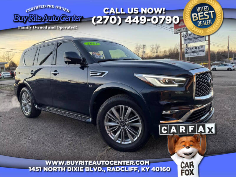 2018 Infiniti QX80 for sale at Buy Rite Auto Center in Radcliff KY