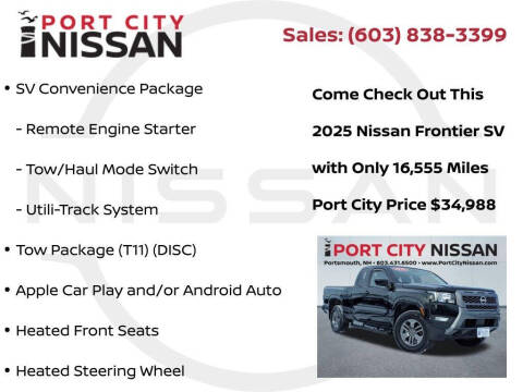 2025 Nissan Frontier SV