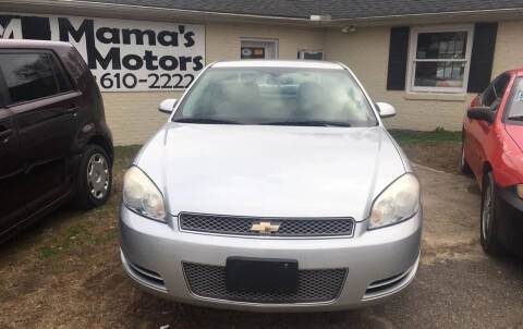 2012 Chevrolet Impala for sale at Mama's Motors in Pickens SC
