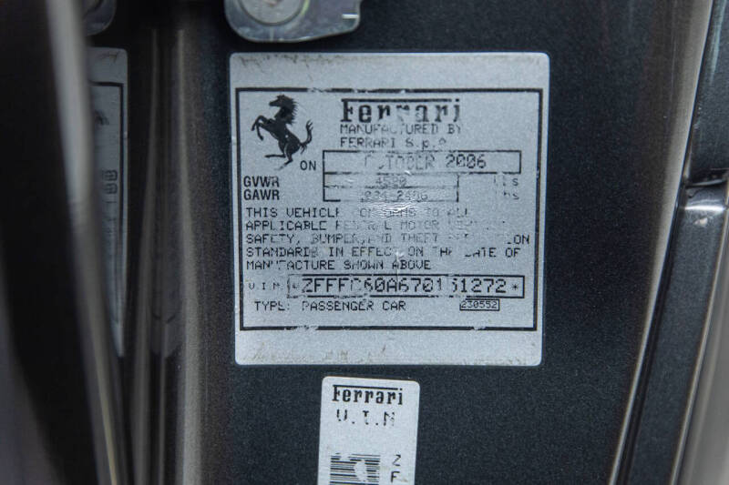 2007 Ferrari 599 GTB Fiorano F1