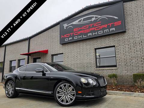 2015 Bentley Continental for sale at Exotic Motorsports of Oklahoma in Edmond OK
