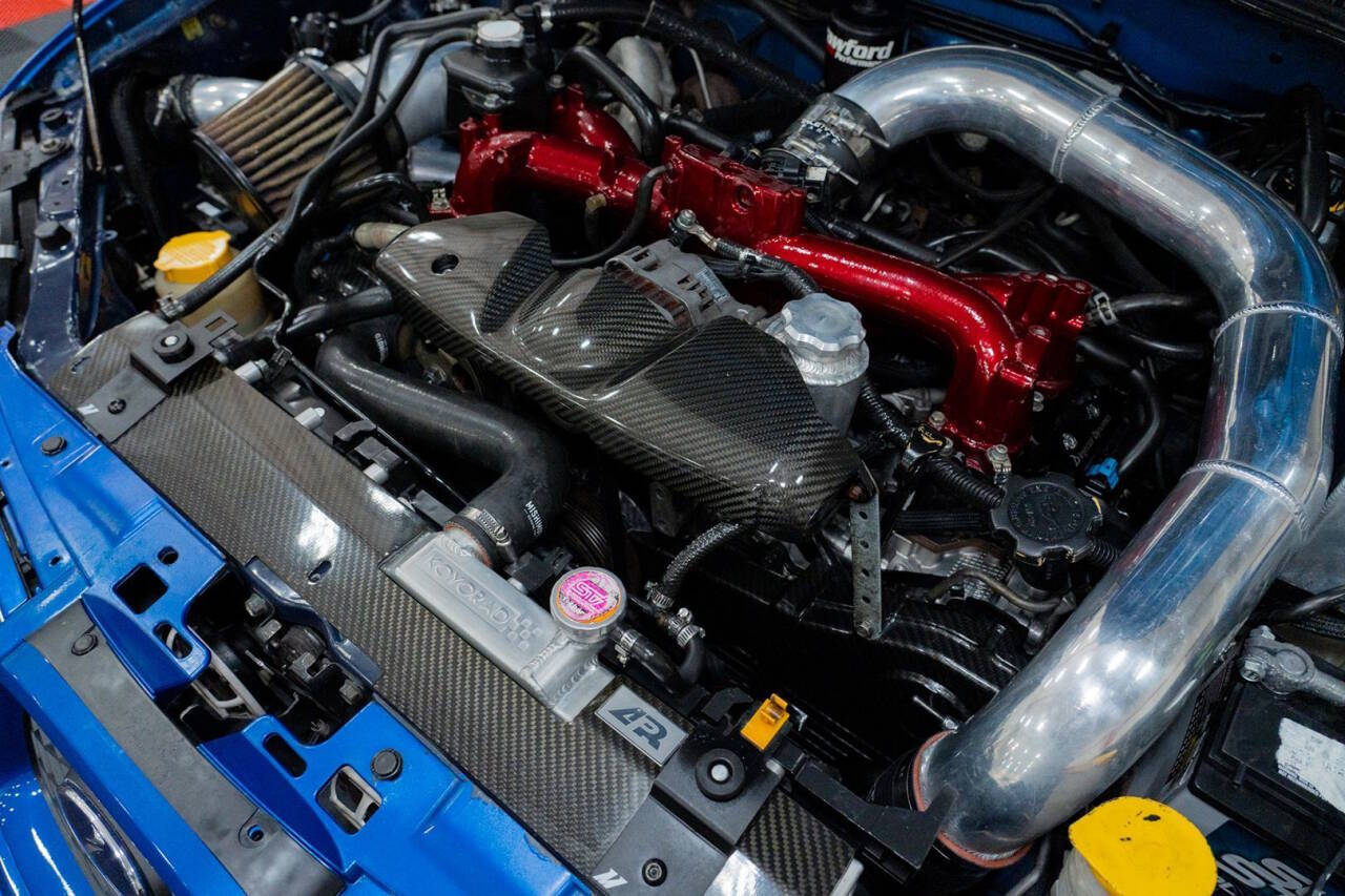 Blue 2006 Subaru Impreza WRX STi 56