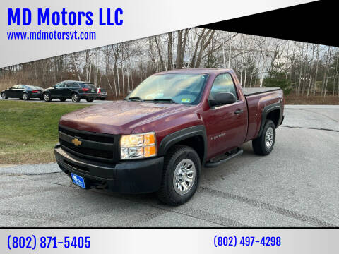 2013 Chevrolet Silverado 1500 for sale at MD Motors LLC in Williston VT