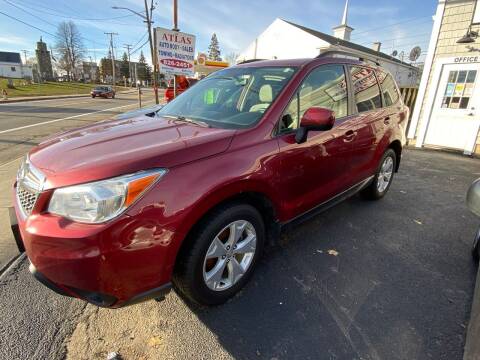 2015 Subaru Forester for sale at ATLAS AUTO SALES, INC. in West Greenwich RI