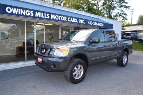 2012 Nissan Titan for sale at Owings Mills Motor Cars in Owings Mills MD