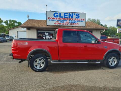 2002 Ford F-150 for sale at Glen's Auto Sales in Watertown SD