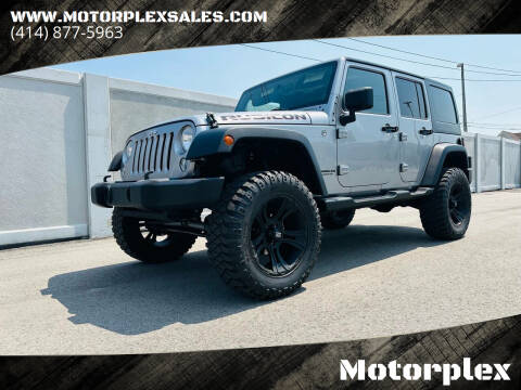 2014 Jeep Wrangler Unlimited for sale at Motorplex in South Milwaukee WI