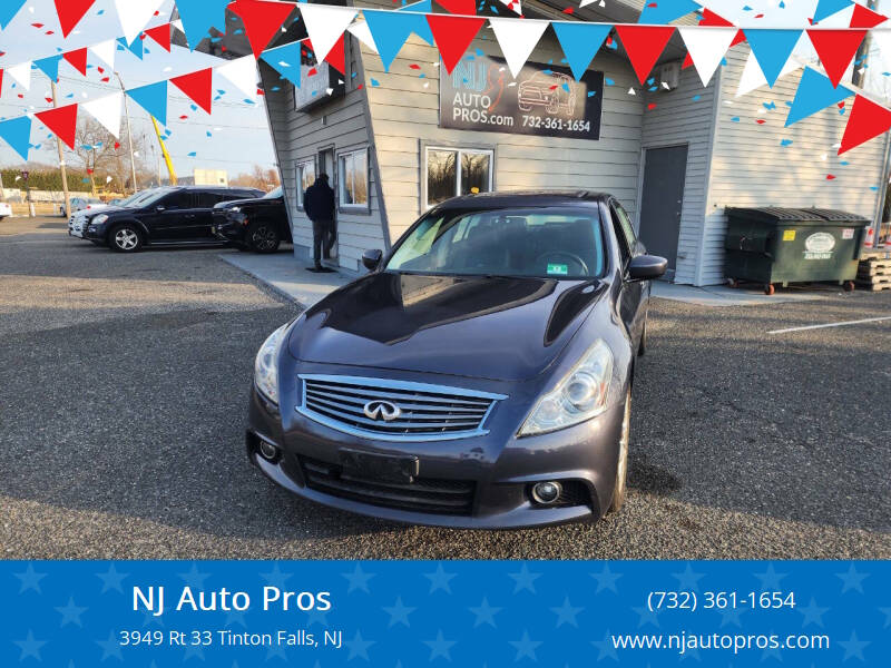 2010 Infiniti G37 Sedan for sale at NJ Auto Pros in Tinton Falls NJ