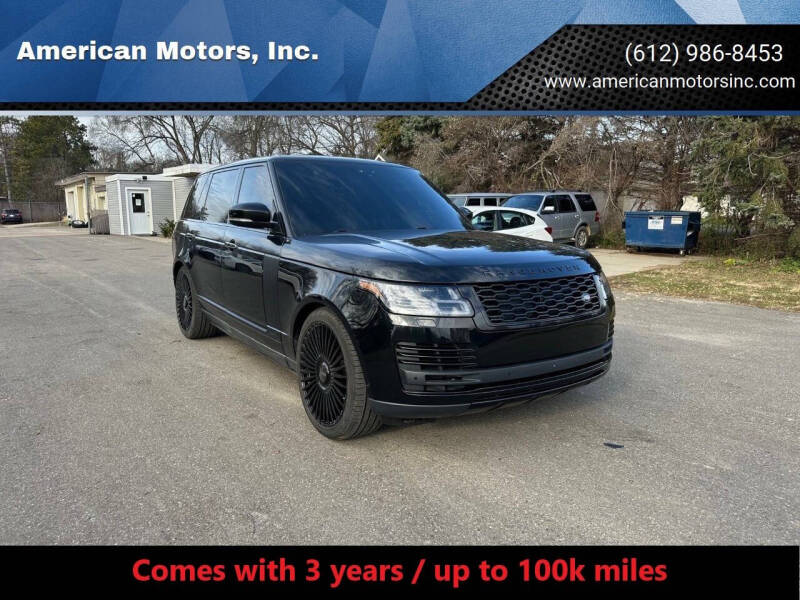 2020 Land Rover Range Rover for sale at American Motors, Inc. in Farmington MN