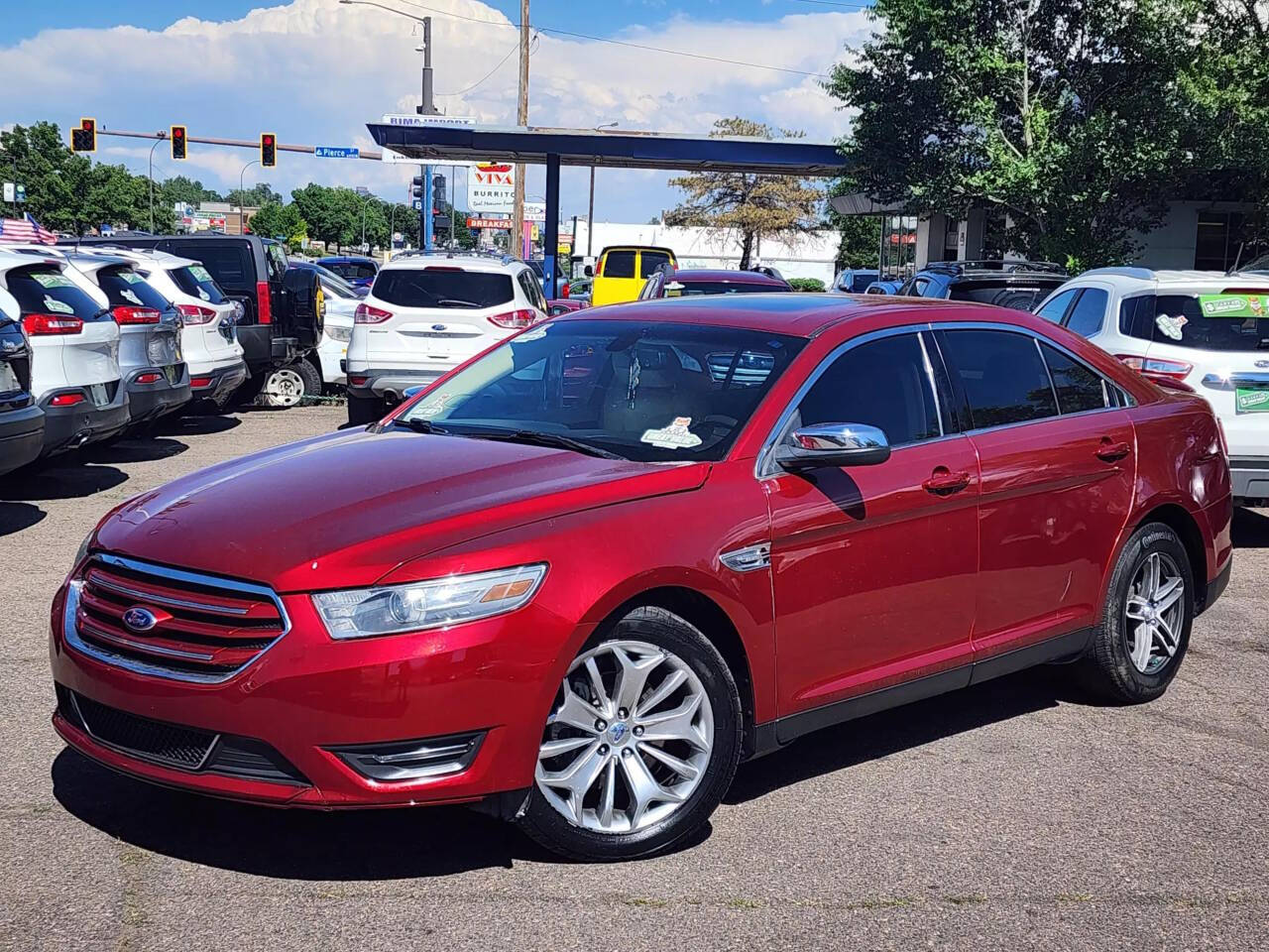 2013 Ford Taurus for sale at GO GREEN MOTORS in Lakewood, CO