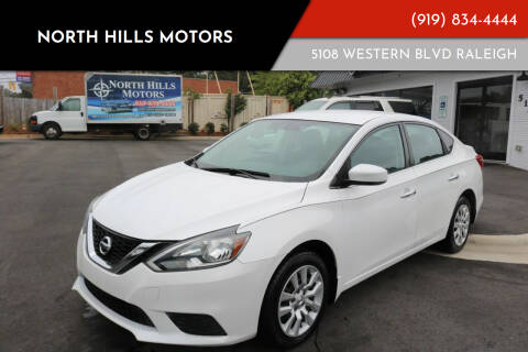 2017 Nissan Sentra for sale at NORTH HILLS MOTORS in Raleigh NC