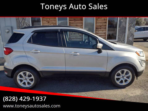2018 Ford EcoSport for sale at Toneys Auto Sales in Forest City NC