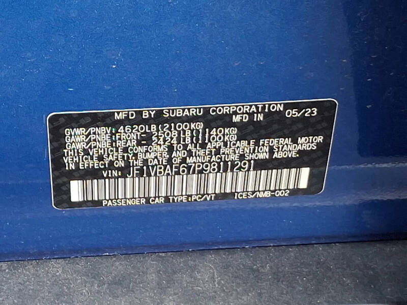 2023 Subaru WRX Premium