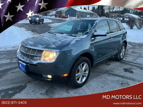 2010 Lincoln MKX for sale at MD Motors LLC in Williston VT