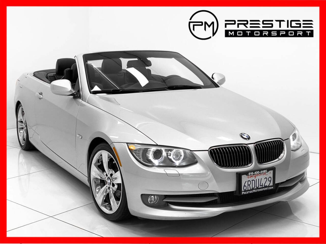 Gray 2011 BMW 3 Series 328i Convertible 328i 2dr Convertible SULEV 1