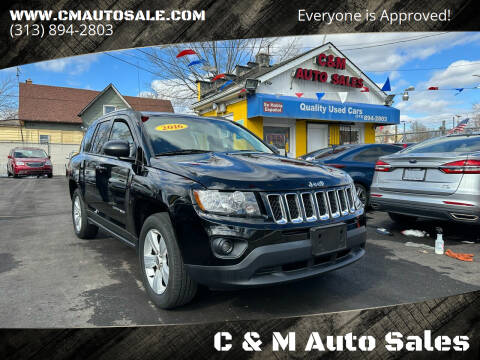 2016 Jeep Compass for sale at C & M Auto Sales in Detroit MI