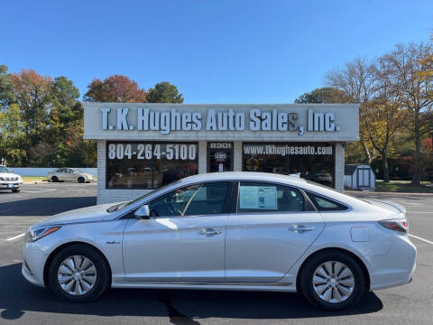 2016 Hyundai Sonata Hybrid for sale at T.K. Hughes Auto Sales Inc. in Richmond VA