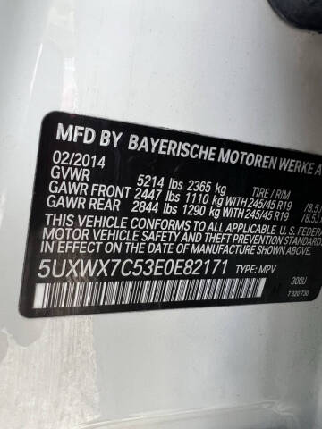 2014 BMW X3 xDrive35i